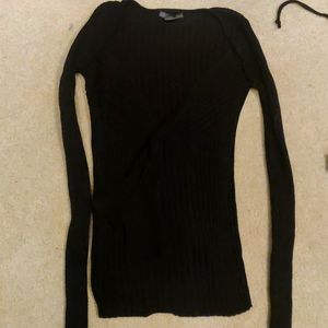 Armani Exchange black dress sweater